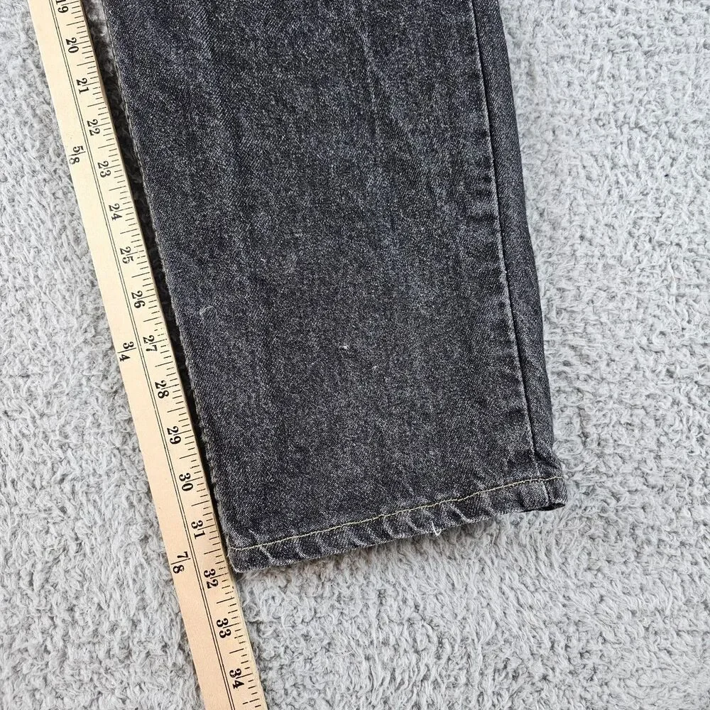Vintage Levis 550 Jeans Men 36x32* Black Relax Taper Orange Tab Distress 90s USA